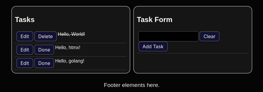 Task manager demo app